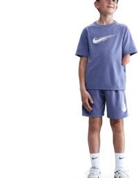 Nike Dri-fit Multi Shorts Barn Blågrå - L