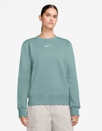 Nike Phoenix Fleece Crew Tröja Damer Visdom - S