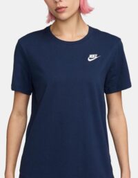 Nike Club T-shirt Damer Mörkblå - S