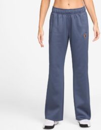 Nike Court Mid Rise Polyknit Heritage Träningsbyxa Damer Blågrå - Xs