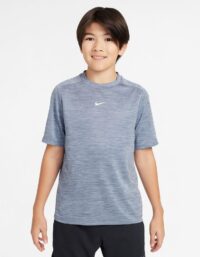 Nike Dri-fit Multi High Rise T-shirt Barn Blågrå - Xl