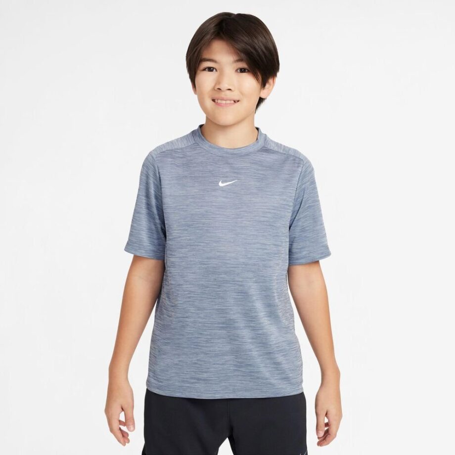 Nike Dri-fit Multi High Rise T-shirt Barn Blågrå - Xl