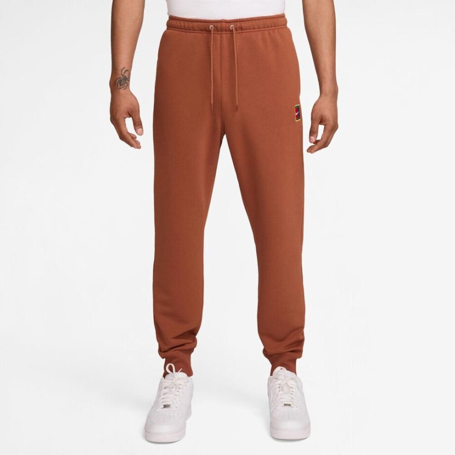 Nike Court Dri-fit Heritage Fleece Träningsbyxa Herrar Rost - L