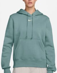Nike Phoenix Fleece Huvtröja Damer Visdom - Xs