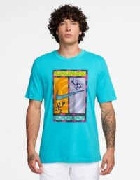Nike Court Dri-fit T-shirt Herrar Turkos - S