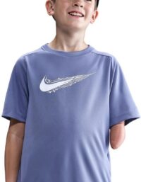 Nike Dri-fit Multi T-shirt Barn Blågrå - L