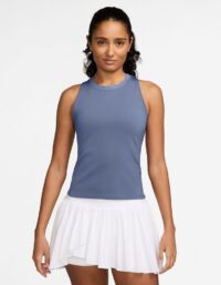 Nike Court Dri-fit Advantage Linne Damer Blågrå - Xl