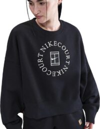 Nike Court Phoenix Over-oversized Crew Heritage Tröja Damer Svart - L