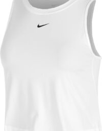Nike One Classic Dri-fit Crop Linne Damer Vit - M