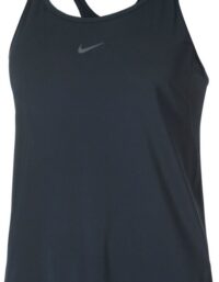 Nike Dri-fit One Classic Strpy Linne Damer Mörkblå