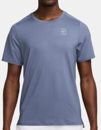 Nike Court Dri-fit Advantage T-shirt Herrar Blågrå - Xl