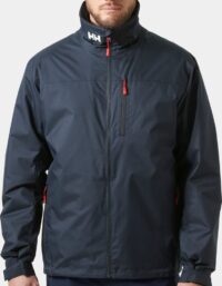 Helly Hansen Men's Crew Hooded Pile Jacket Marinblå XL