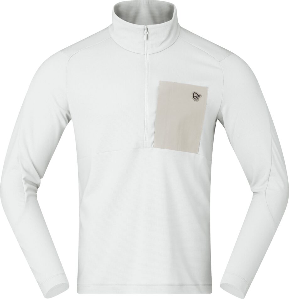 Norrøna Norrøna Men's Femund Warm1 Half-Zip Snow White