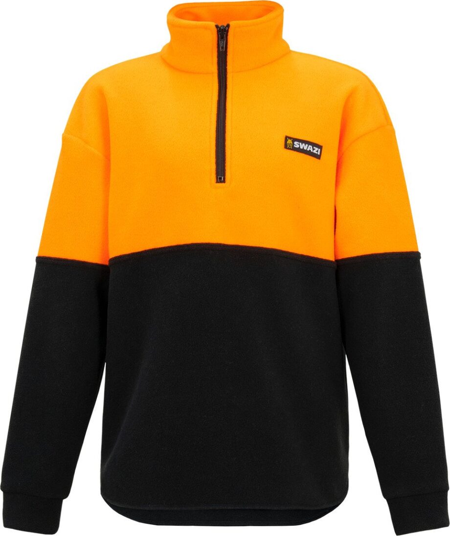 Swazi Swazi Kids' Hi-Vis Bush Shirt Blaze/ Black