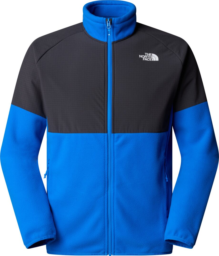 The North Face The North Face Men's Glacier Heavyweight Full Zip Fleece Hero Blue/Asphalt Grey/TNF Black