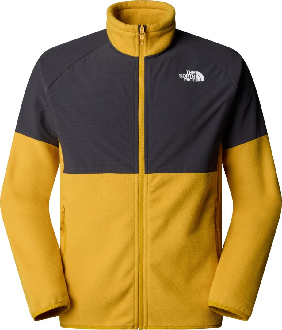 The North Face The North Face Men's Glacier Heavyweight Full Zip Fleece Turmeric/Asphalt Grey/TNF Black