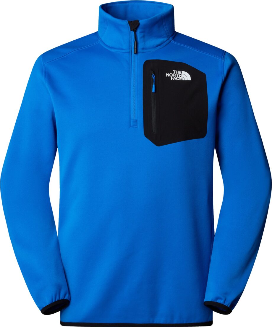 The North Face The North Face Men's Crest 1/4 Zip Fleece Hero Blue/TNF Black