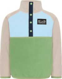 Didriksons Didriksons Kids' Monte Half Button 4 Algae Green