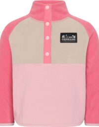 Didriksons Didriksons Kids' Monte Half Button 4 Soft Pink