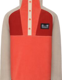 Didriksons Didriksons Kids' Yokto Half Button 2 Light Mars Red