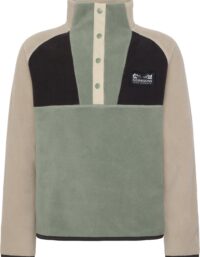 Didriksons Didriksons Kids' Yokto Half Button 2 Light Moss