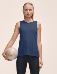 Casall Soft Texture Tank - Blue Shadow