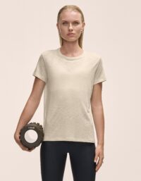 Casall Soft Texture Tee - Ecru