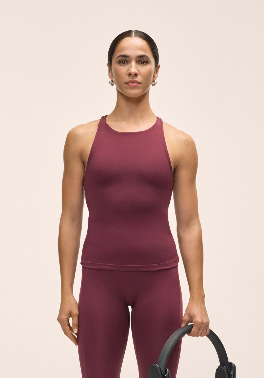 Casall Soft Touch Bra Tank - Cherry Moon