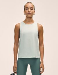 Casall Laser Mesh Flow Tank - Misty Green