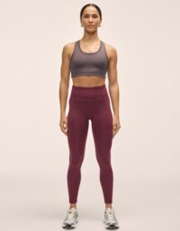 Casall Soft Touch High Waist Tights - Cherry Moon