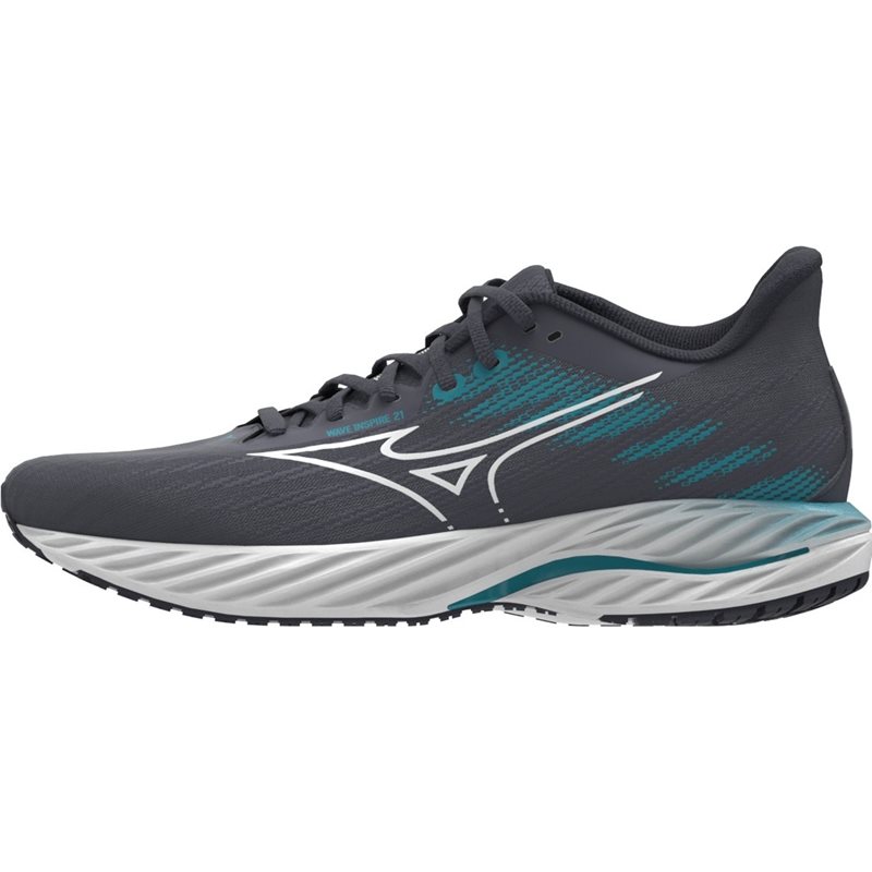 Mizuno Wave Inspire 21 Odyssey Gray/White/Capri Breeze Odyssey Gray/White/Capri Breeze 46,5