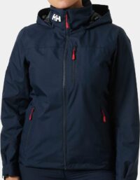 Helly Hansen Dam Crew Mellanlager Seglarjacka Med Huva 2.0 Marinblå XS