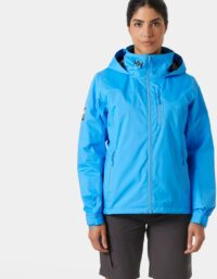 Helly Hansen Dam Crew Mellanlager Seglarjacka Med Huva 2.0 Blå XS
