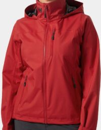 Helly Hansen Dam Crew Seglarjacka Med Huva 2.0 Röd XL