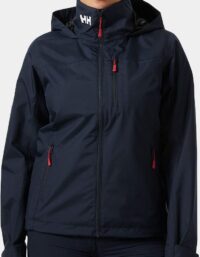 Helly Hansen Dam Crew Seglarjacka Med Huva 2.0 Marinblå S