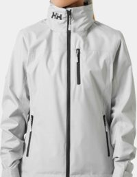 Helly Hansen Dam Crew Seglarjacka Med Huva 2.0 Grå S