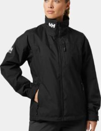 Helly Hansen Dam Crew Mellanlager Seglarjacka 2.0 Svart 2XL
