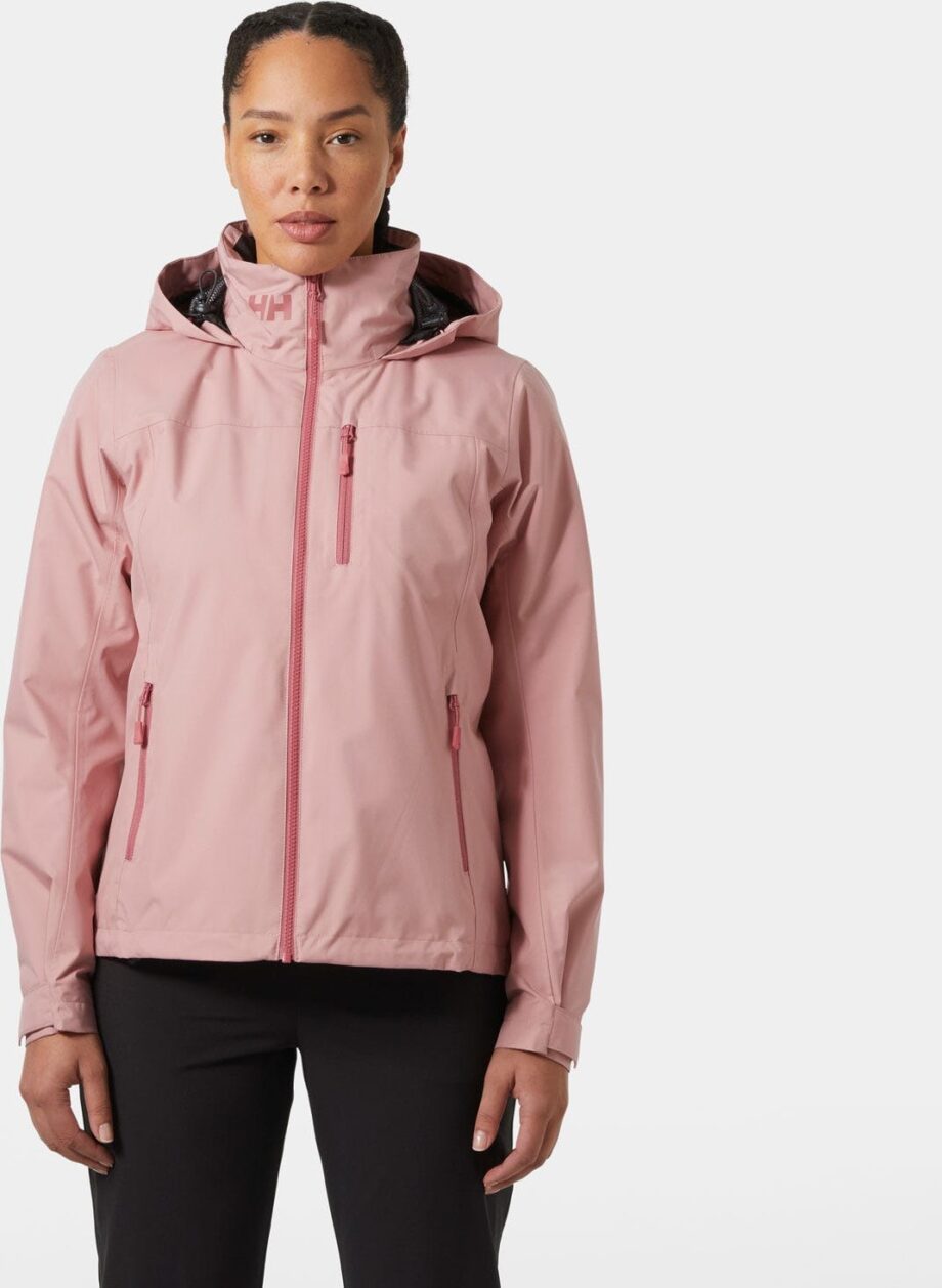 Helly Hansen Dam Crew Mellanlager Seglarjacka Med Huva 2.0 Rosa XS