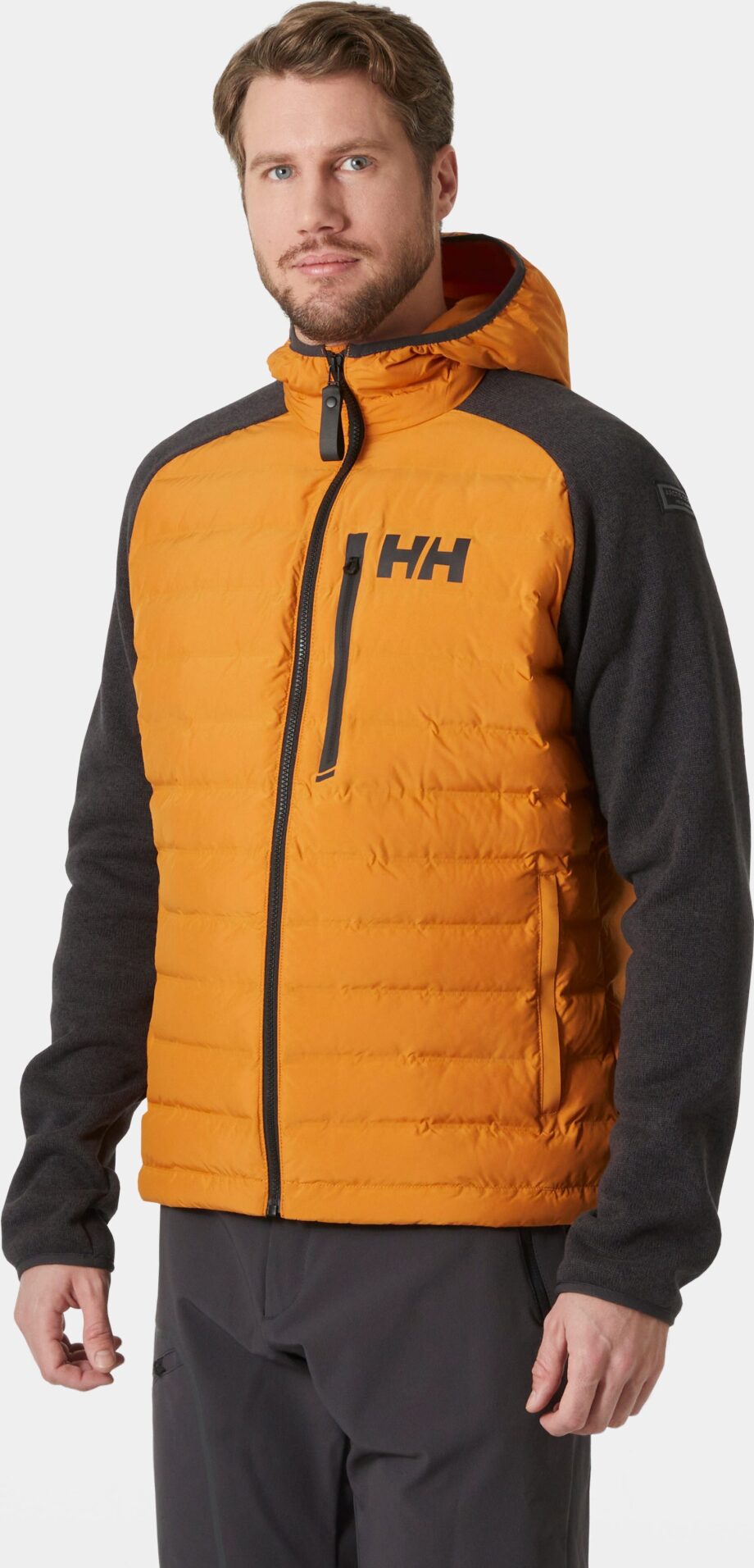 Helly Hansen Herr Arctic Ocean Hybrid Jacka Med Isolering Brun XL