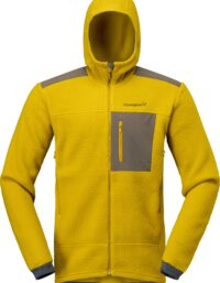 Norrøna Norrøna Men's Trollveggen Warm3 Zip Hood Golden Palm