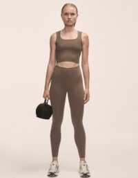 Casall Edge High Waist Tights - Khaki