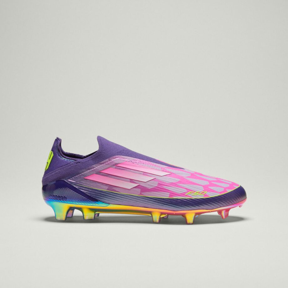 Adidas F50 Elite LY-fotbollsskor utan snörning för fasta underlag