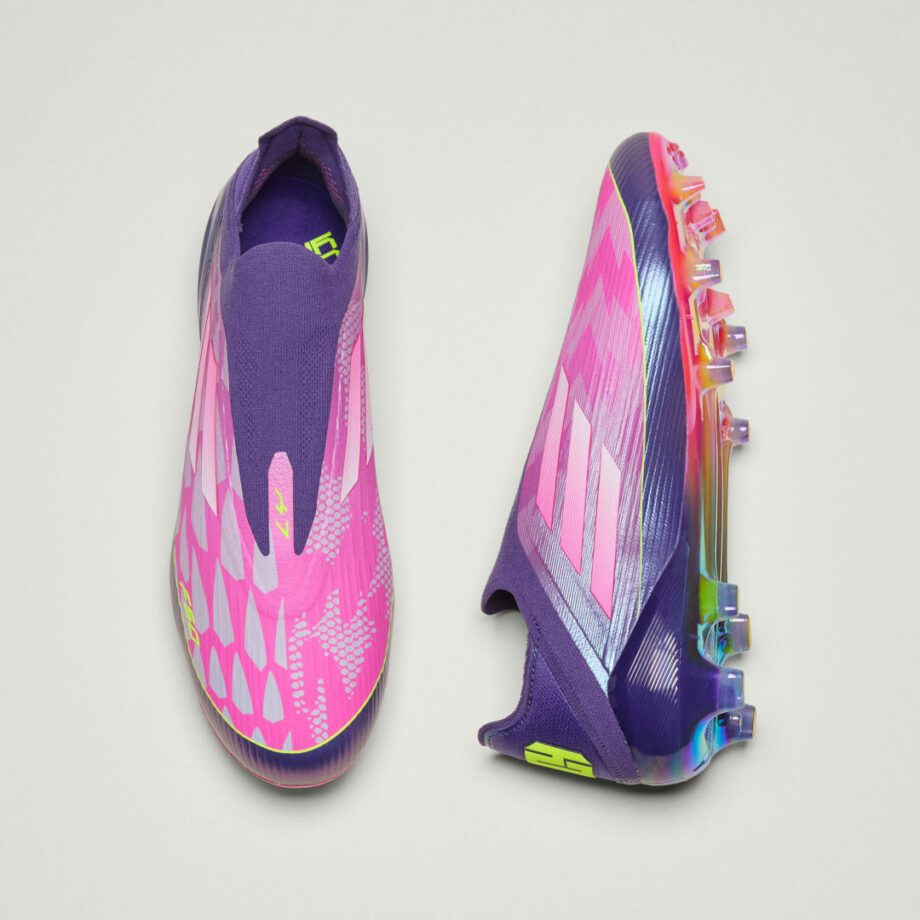 Adidas F50 Elite LY-fotbollsskor utan snörning för fasta underlag