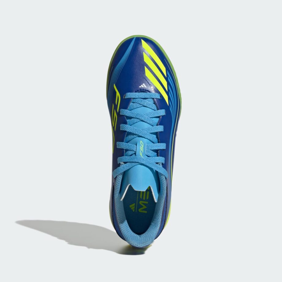 Adidas F50 Messi League barnfotbollsskor för konstgräs