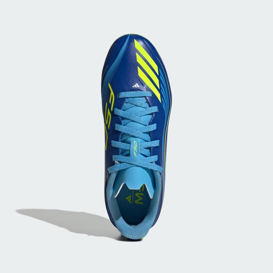 Adidas F50 Messi League fotbollsskor för barn för fast/flera underlag