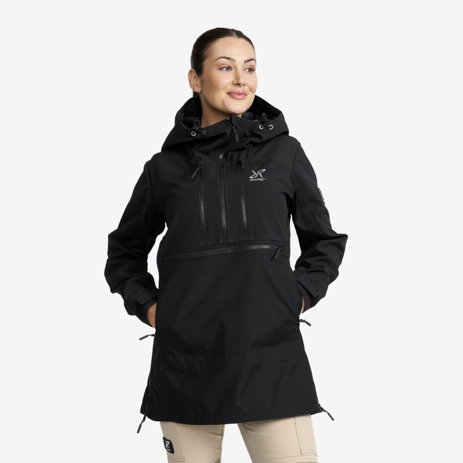 Revolution Race Outdoor Anorak Dam Black, Storlek:M