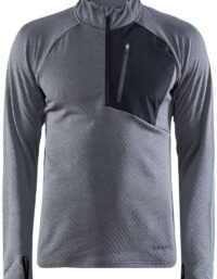Craft CORE Trim Thermal Midlayer M Mellanlager Tröja Dk Grey Melange, XL