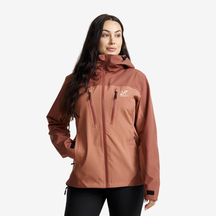 Revolution Race Silence Proshell 3L Jacket Dam Cedar Wood/Pink Mahogany, Storlek:S