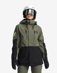 Revolution Race AccXel 2L Ski Jacket Dam Kambaba Green/Black, Storlek:XL
