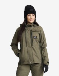 Revolution Race Field Pro Warm Outdoor Jacket Dam Grape Leaf/Forest Night, Storlek:M